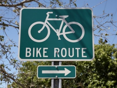 Bike Route Road Sign