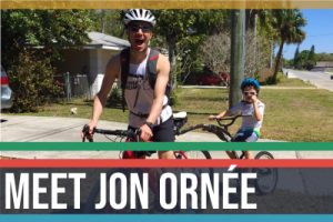 Jon Ornee on bike