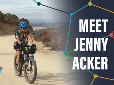 Jenny Acker, GPS artist, Michigan bicyclist