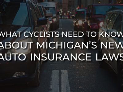 what cyclists need to know about new auto insurance law